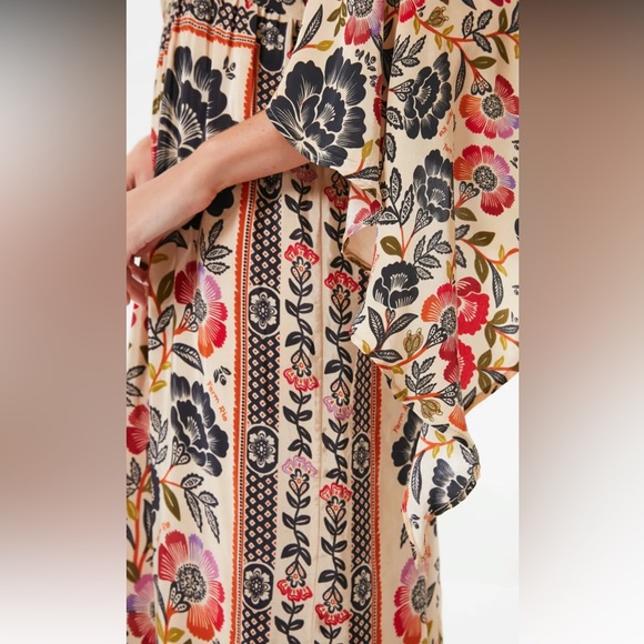 Farm Rio Romantic Garden Maxi Dress XM - Picture 5 of 9